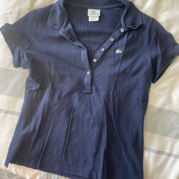 Lacoste Navy Blue Polo Shirt - Picture 1 of 3